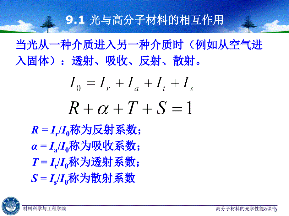 高分子材料的光学性能a课件_第2页