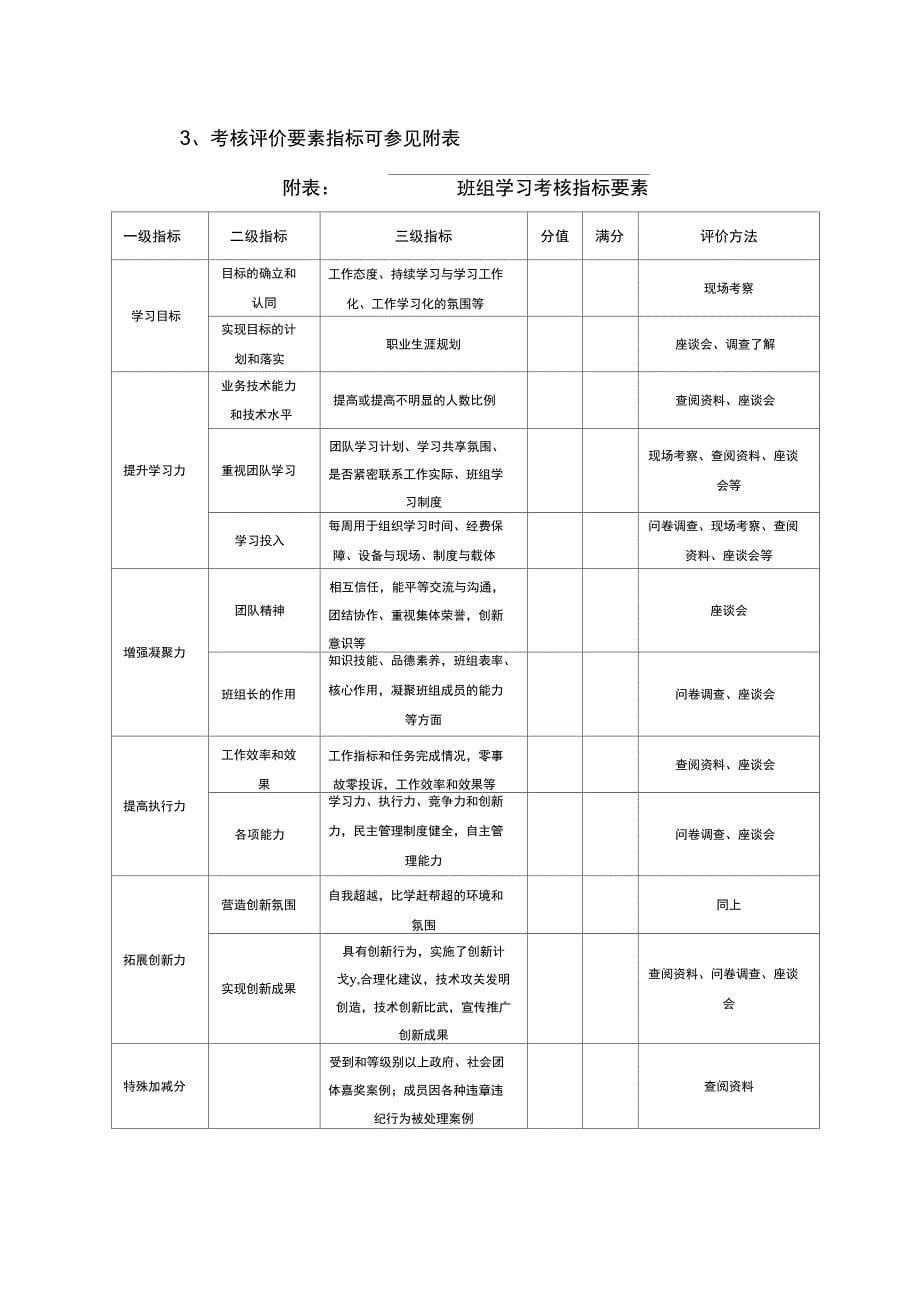 班组学习管理制度_第5页