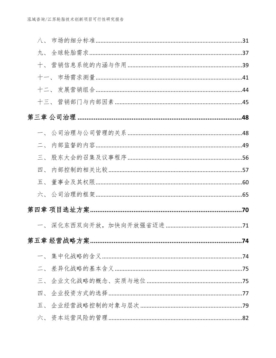 南京轮胎技术创新项目可行性研究报告【范文】_第3页