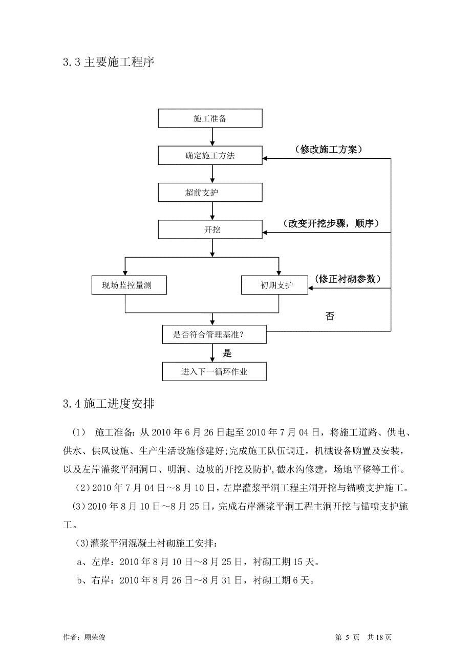 灌浆平洞专项施工方案【建筑施工资料】.doc_第5页