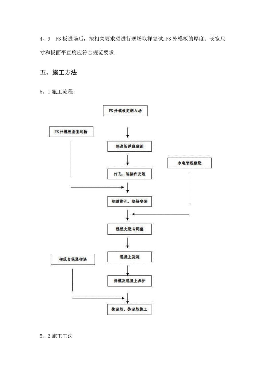 【建筑施工方案】FS复合外墙模板保温施工方案_第5页