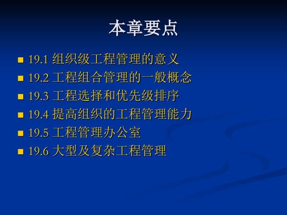 信息系统项目管理师第十九章组织级项目管理与大型项目管理闫波_第5页