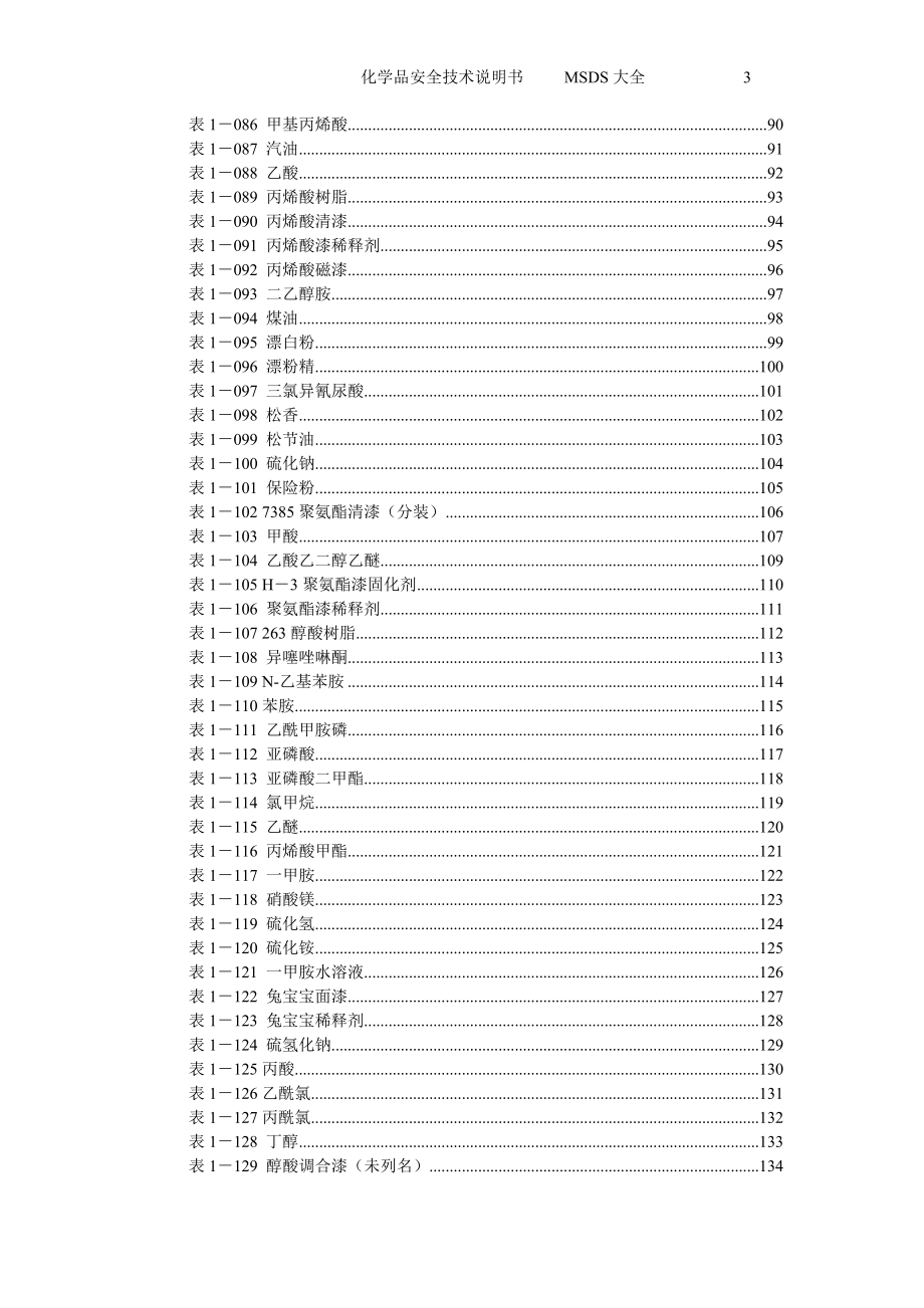 MSDS物质危险有害特性识别表184种.doc_第4页