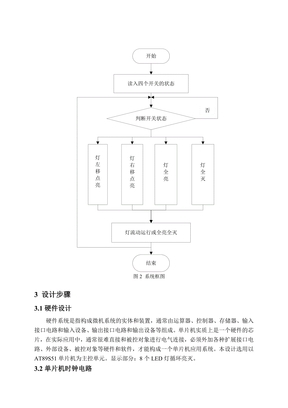 单片机流水灯课程设计(共10页)_第3页