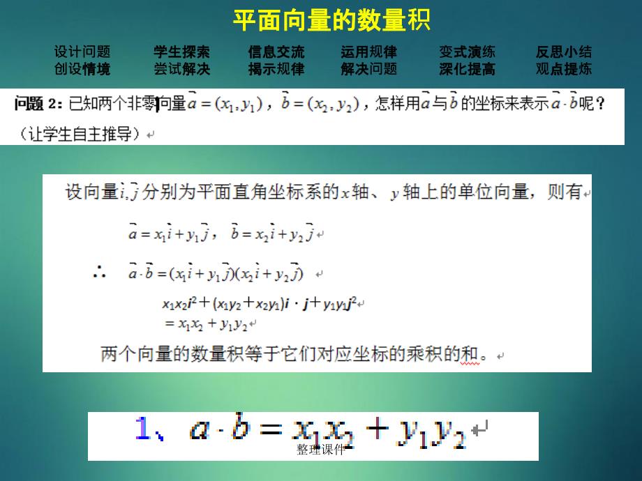 201x高中数学2.4.2平面向量的数量积一新人教A版必修_第4页