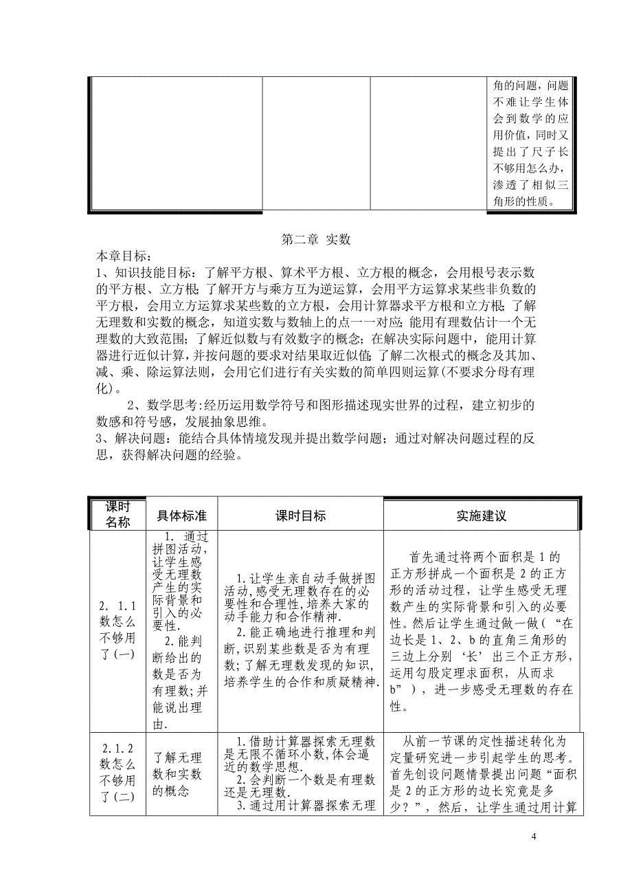 八年级数学课程标准解读_第4页