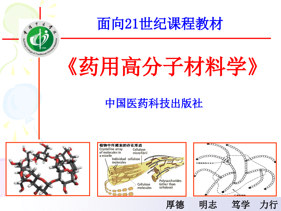 药用高分子材料学绪论课件_第1页