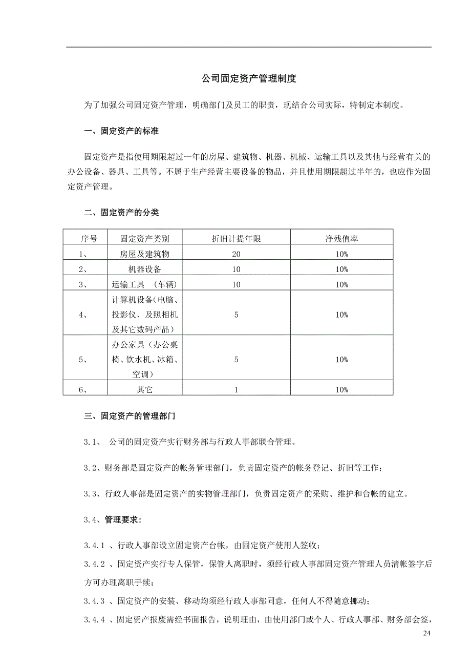 建材固定资产管理制度_第2页