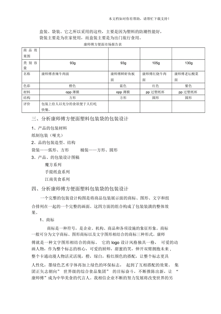 康师傅包装设计策划_第2页