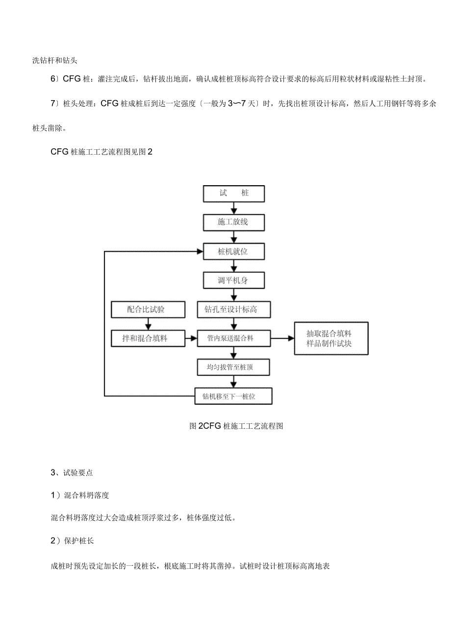 CFG桩成桩工艺设计性试验施工组织设计_第5页