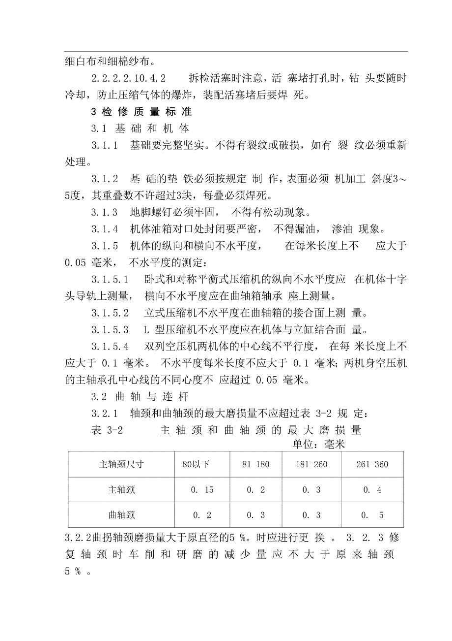 空压机检修规程_第3页