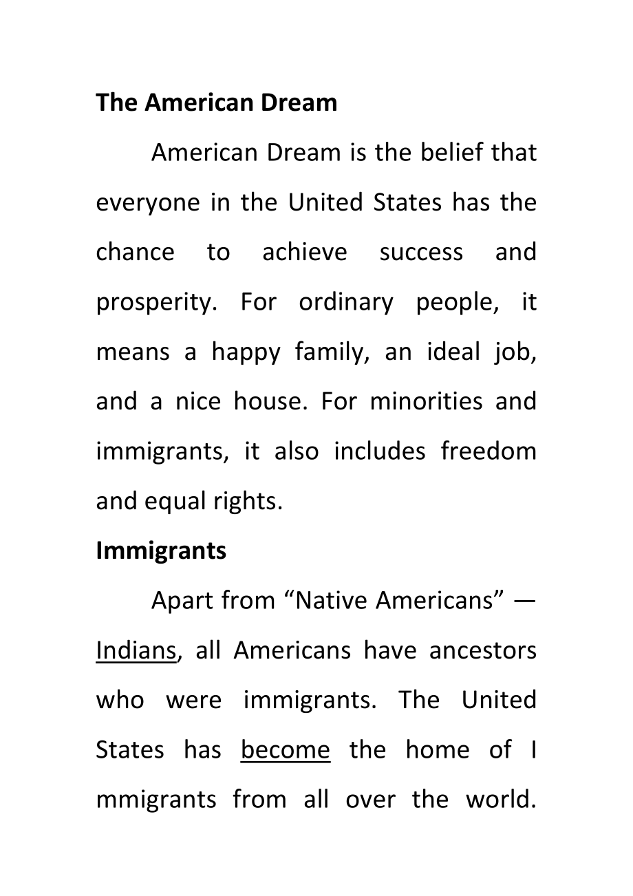 uint4The American Dream