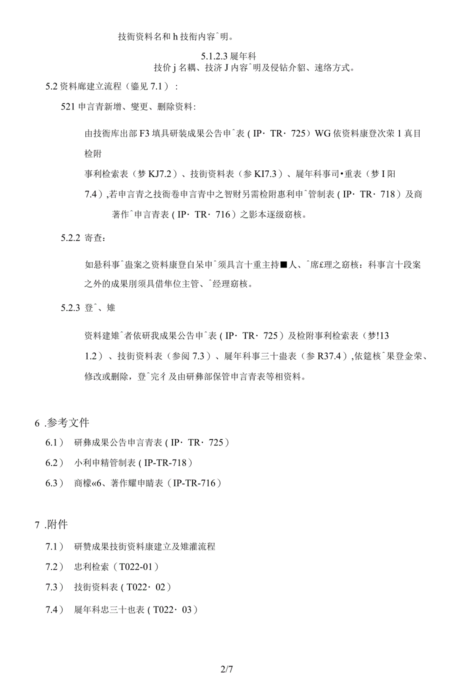 研发成果资料库管理作业程序_第4页