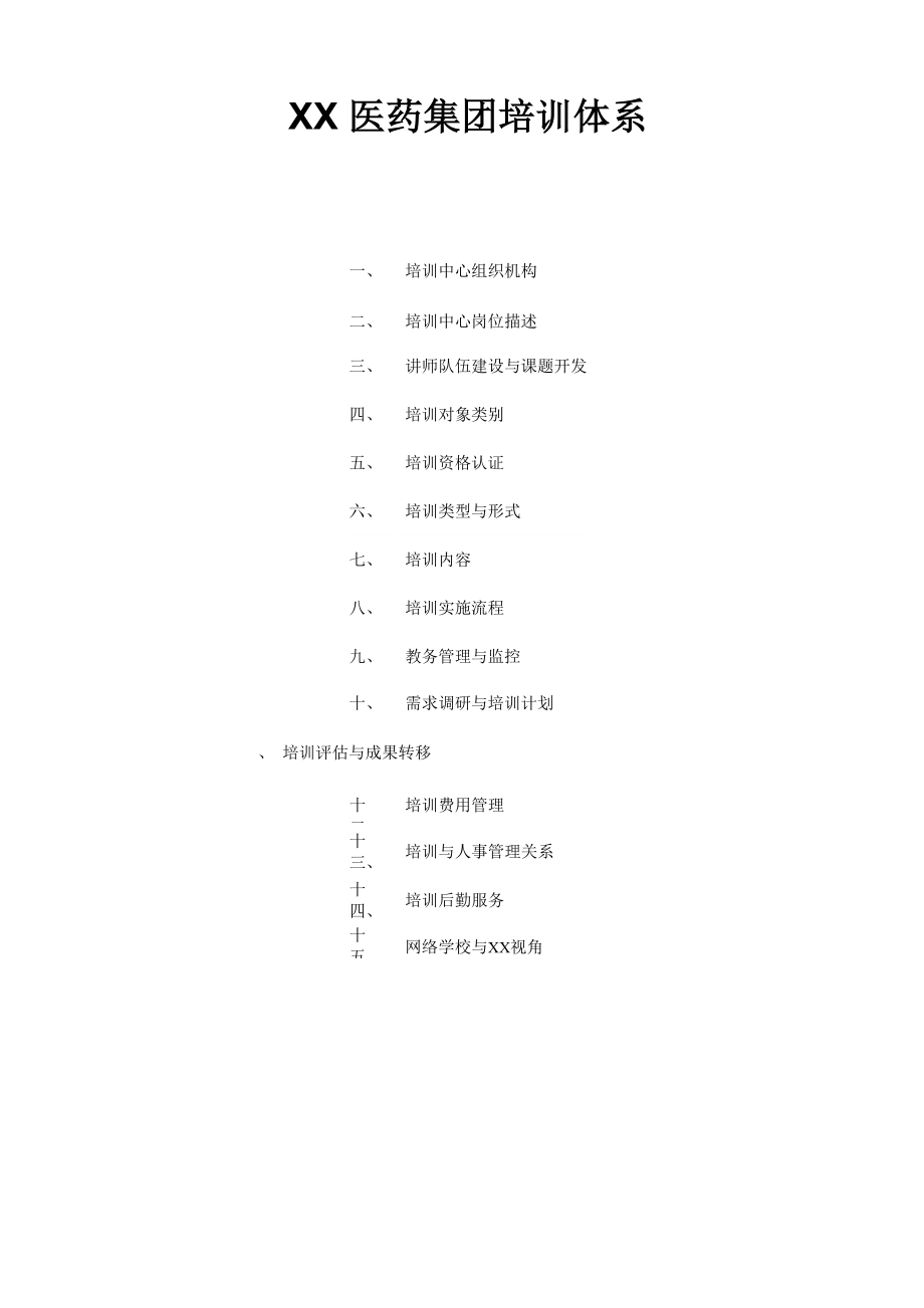 医药企业培训体系_第1页