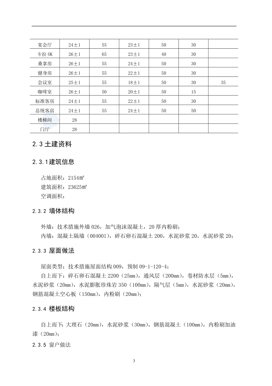 上海某酒店通风空调毕业设计说明书_第3页