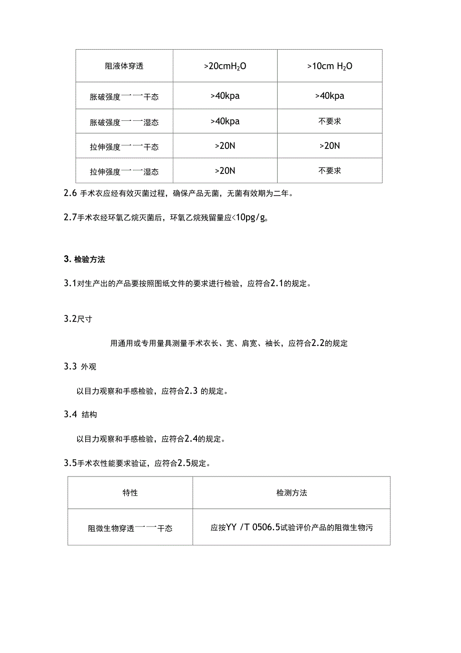 一次性使用手术衣技术要求_第4页