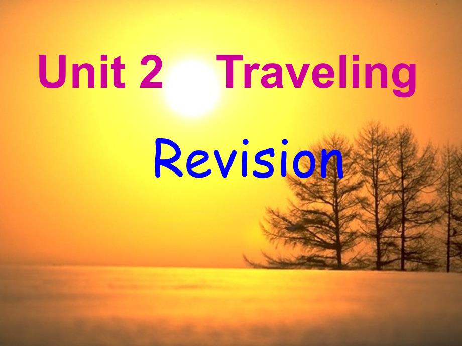 八年级英语下册Unit2Travellingrevision课件新版牛津版课件_第1页