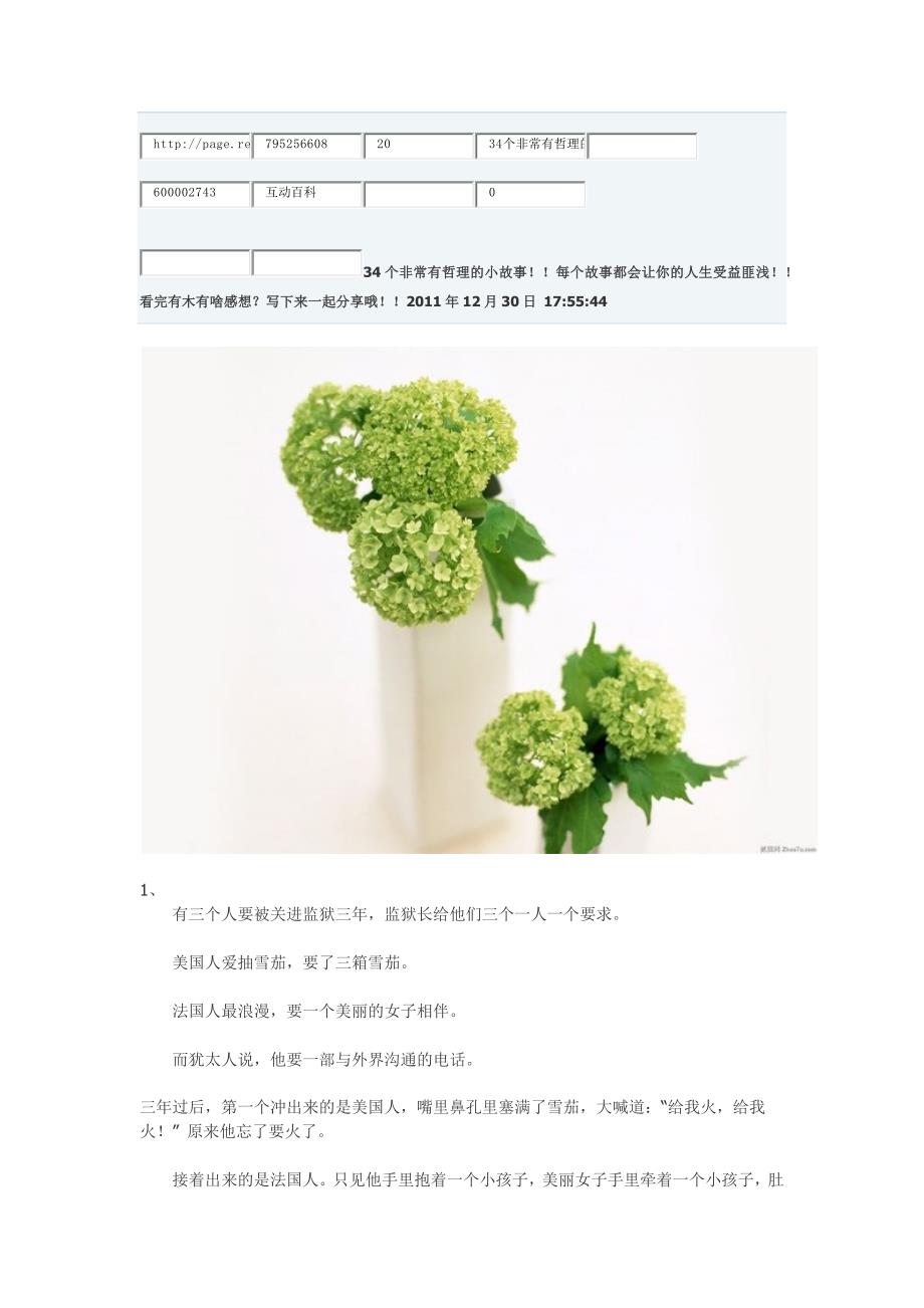 34个非常有哲理的小故事!!.docx_第1页