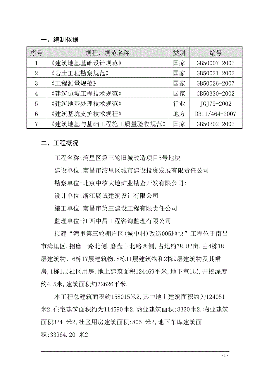 土钉墙支护专项方案范本_第1页