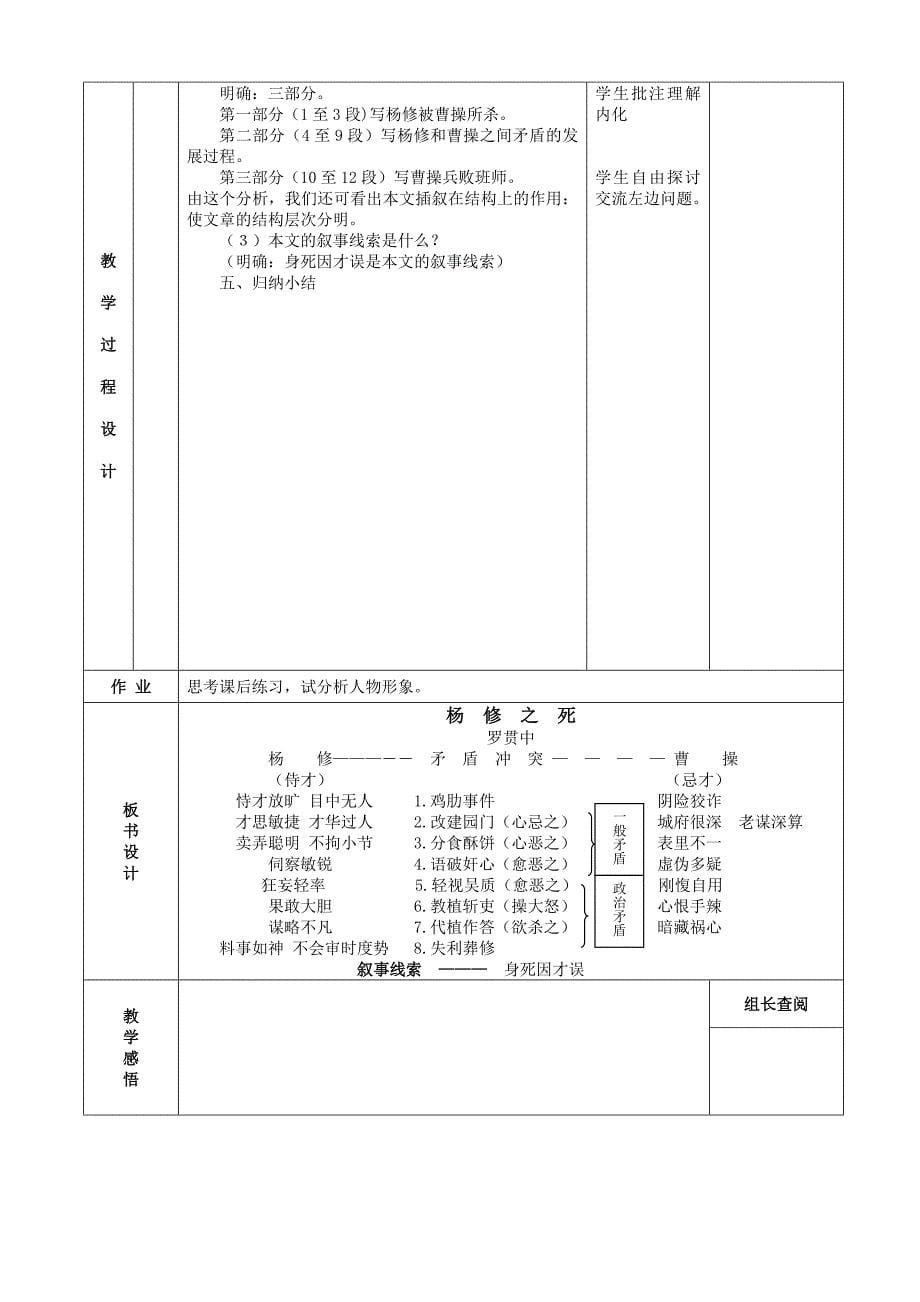 《杨修之死》表格式教案_第5页