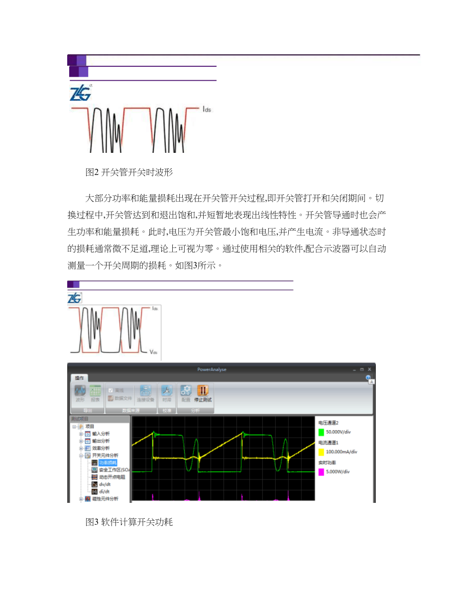 开关电源中开关管的功耗测量分析(完整版)实用资料_第4页