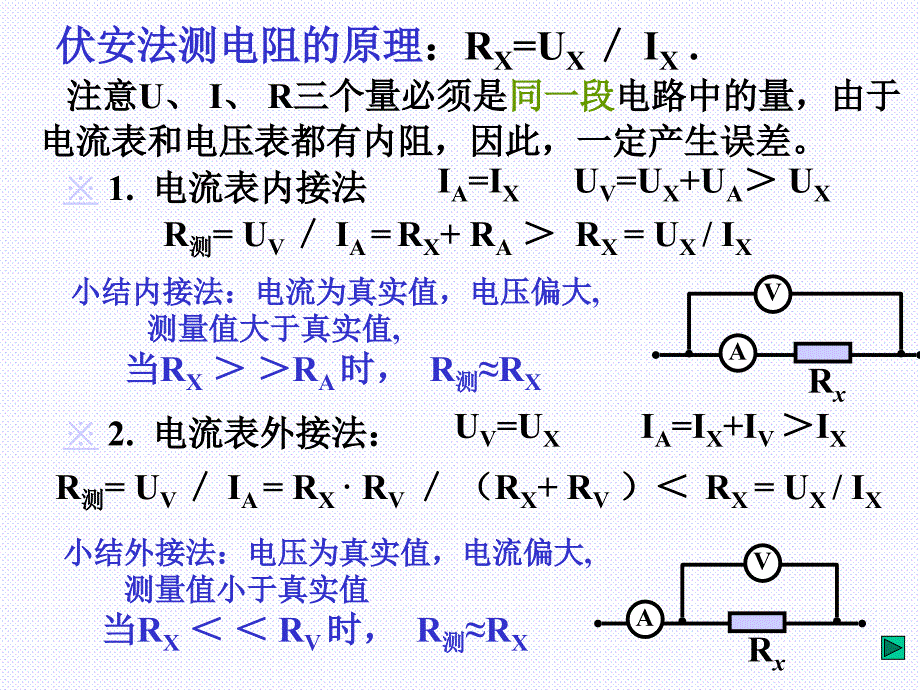 高考物理专题复习：电阻的测量中_第3页