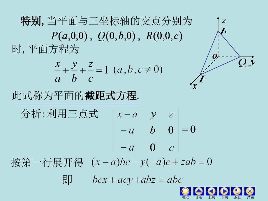 平面的点法式方程2课件_第5页