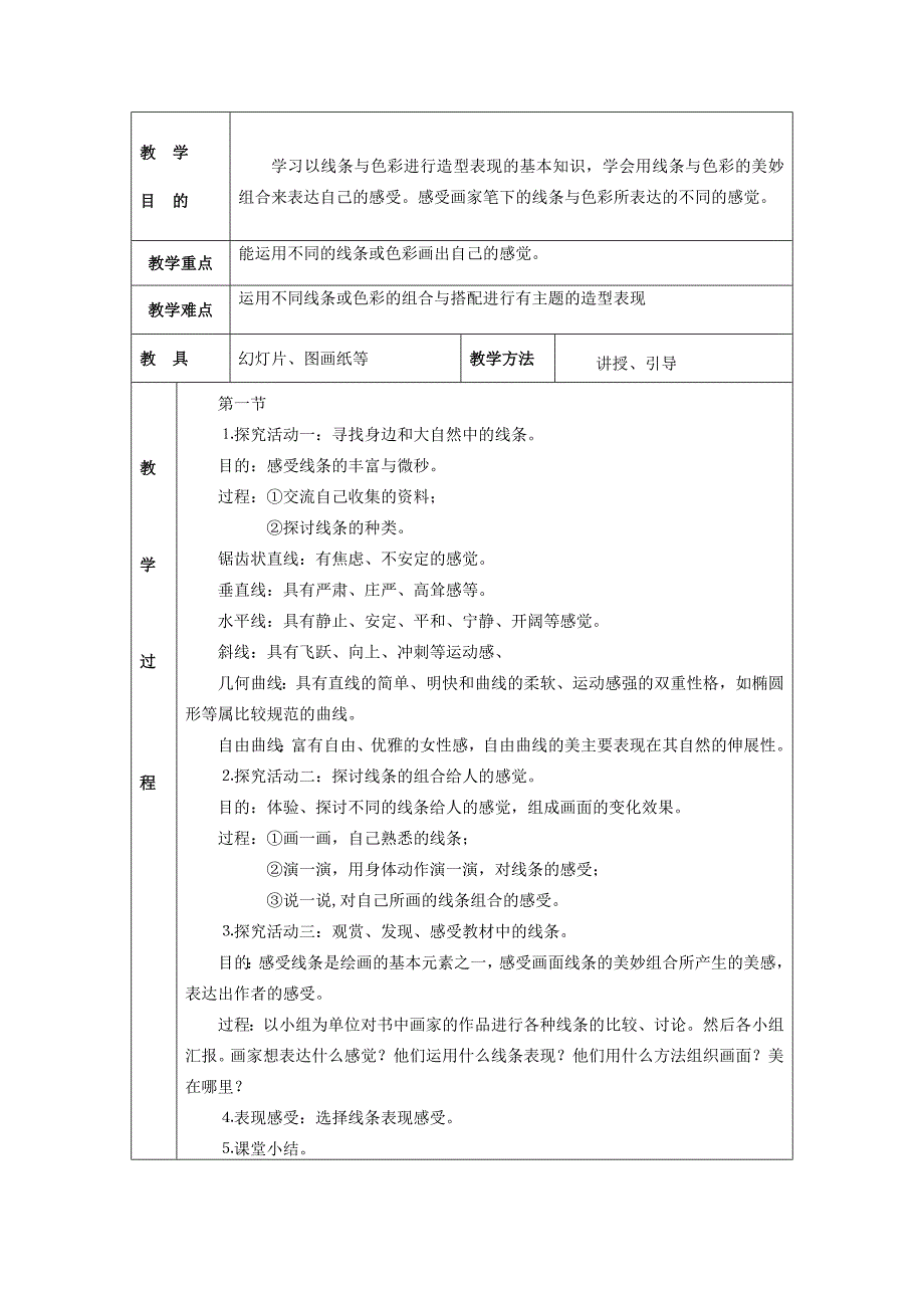 五年级美术下册 第3单元 写实与抽象的世界 第8课《不同物象的表面特征》教案 岭南版_第3页