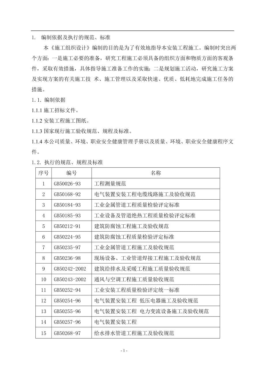 新《电气施工组织设计》店机电设备安装工程施工组织设计方案_第5页