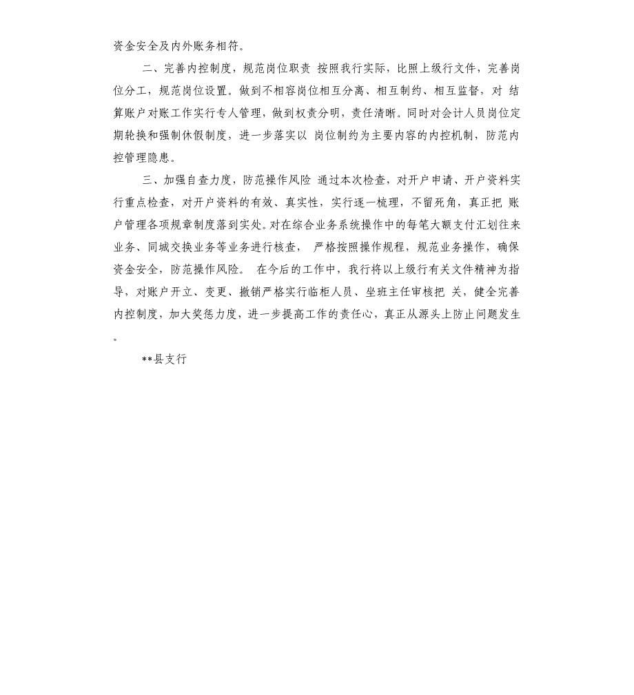 银行账户管理自查报告.docx_第5页