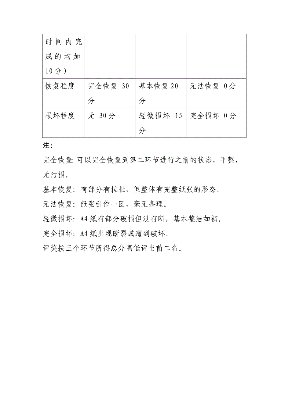 穿越A4纸评分细则 (2).doc_第3页