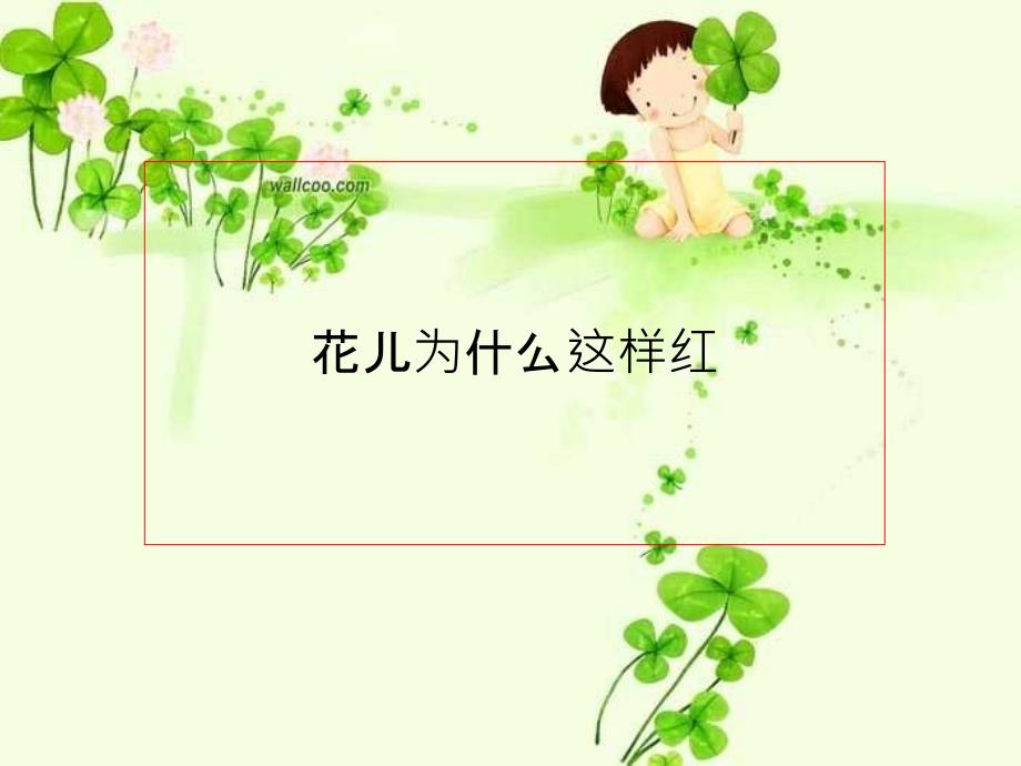 八级语文下册 课堂教学资料 第15课 《花儿为什么这样红》课件 苏教_第1页