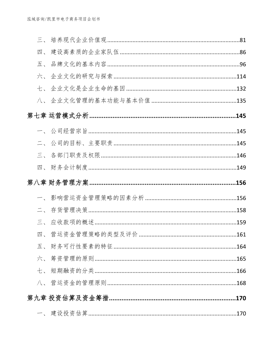 凯里市电子商务项目企划书【范文参考】_第4页