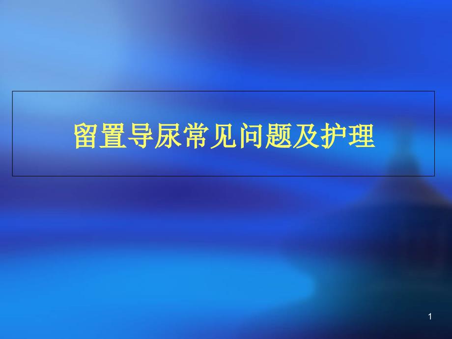 推荐留置气囊导尿管常见问题及护理措施1_第1页