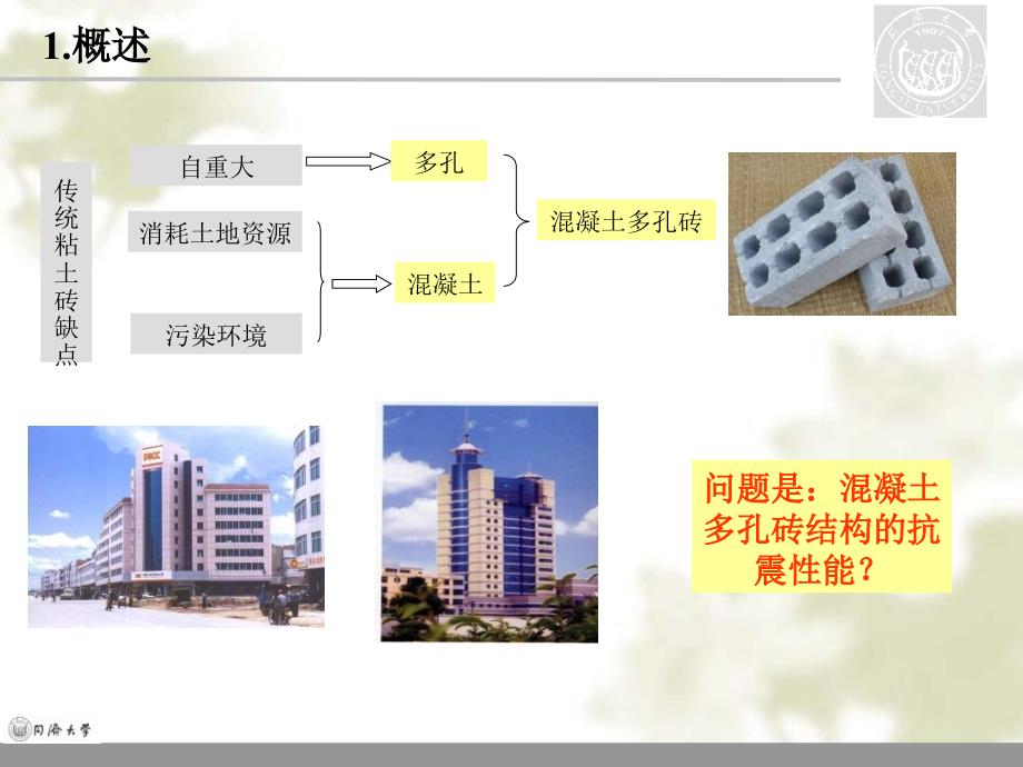 顾祥林混凝土多孔砖砌体结构抗震性能研究课件_第2页