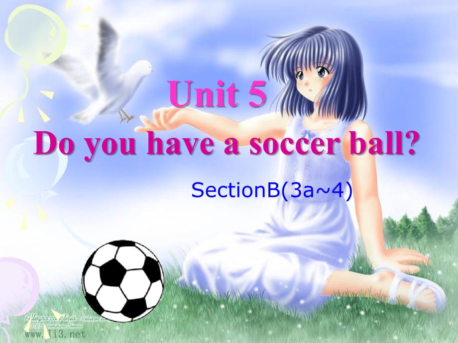 人教版新目标英语七年级上册unit 5 Do you have a soccer ball课件_第4页