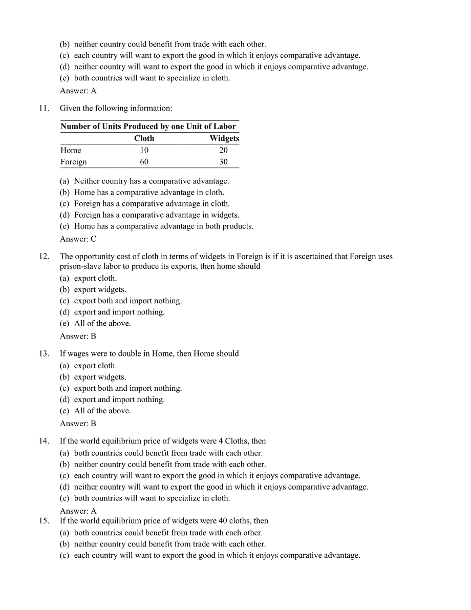 国际经济学作业答案_第3页