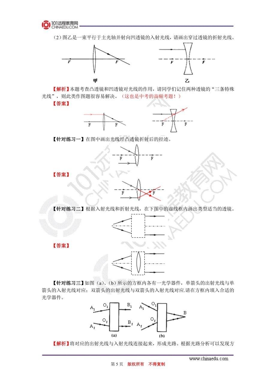 第三章第1-3节透镜_第5页