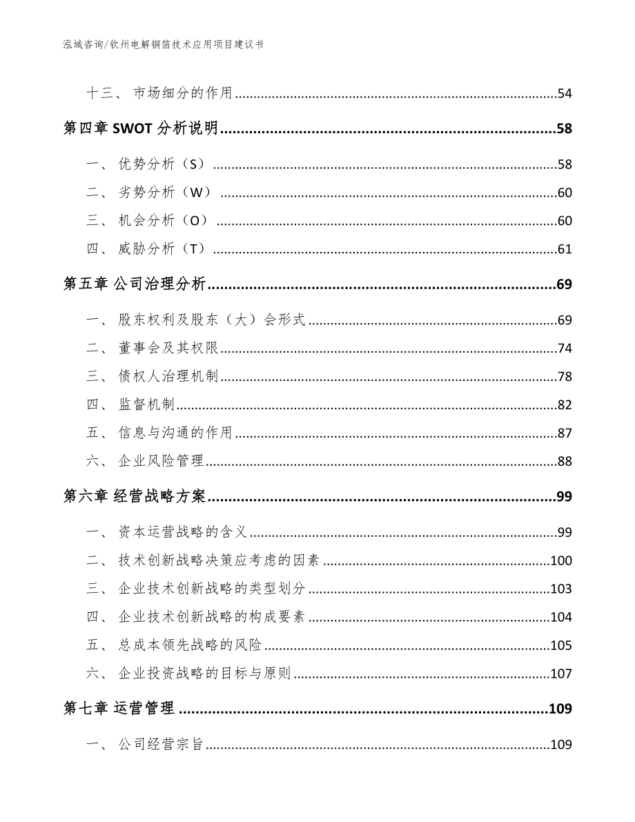 钦州电解铜箔技术应用项目建议书【参考范文】_第2页