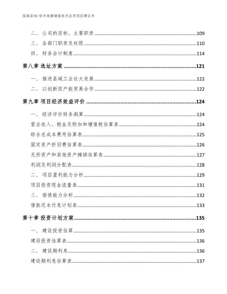 钦州电解铜箔技术应用项目建议书【参考范文】_第3页