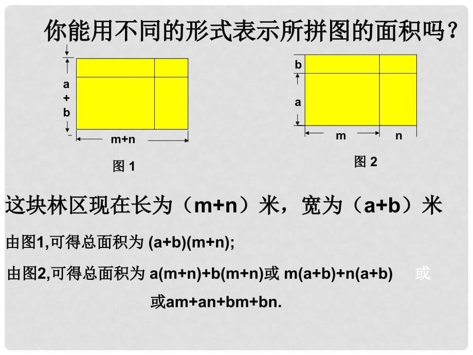 福建省莆田哲理中学八年级数学上册《多项式与多项式相乘》课件 新人教版_第5页