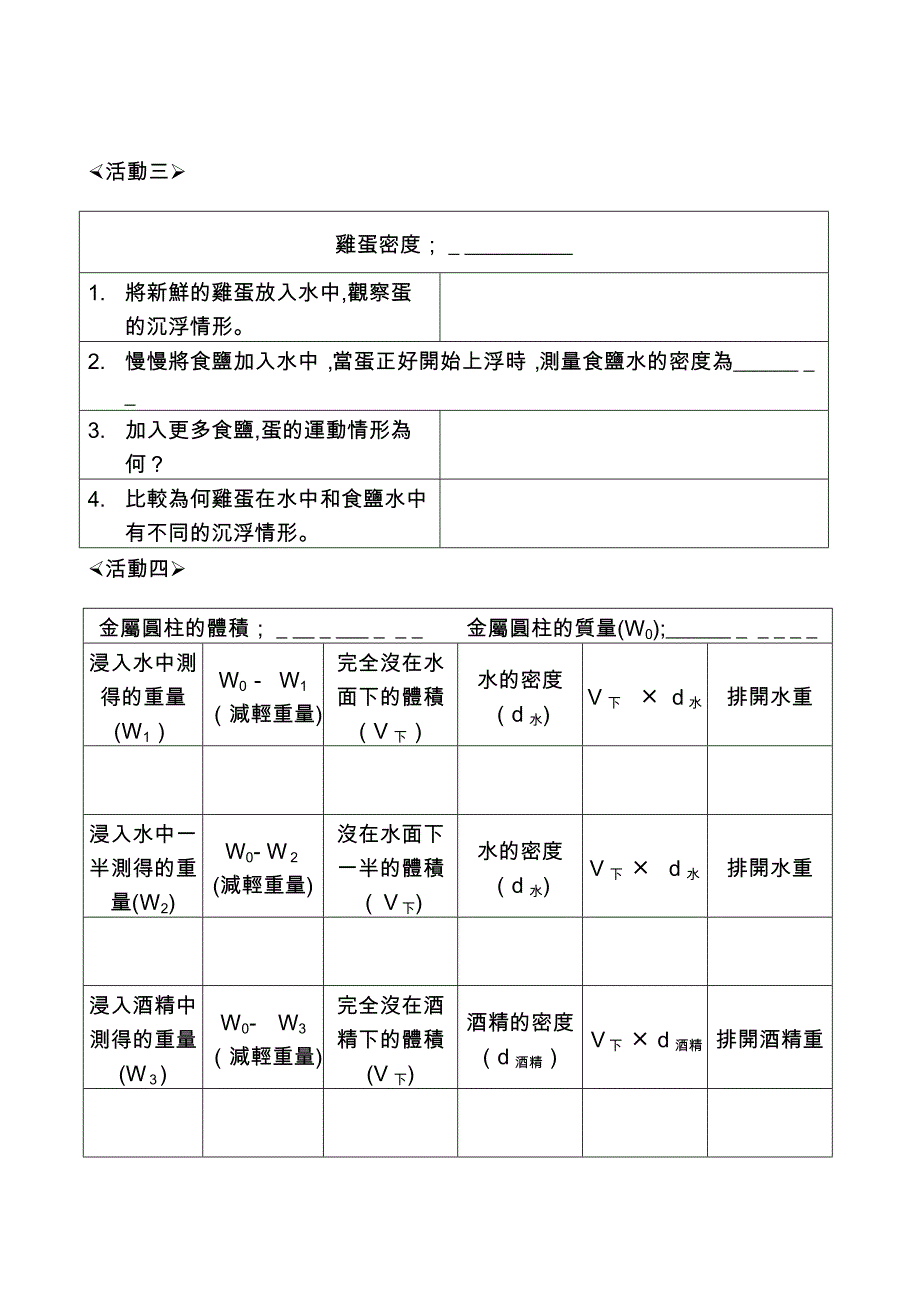 浮力教案设计_第4页