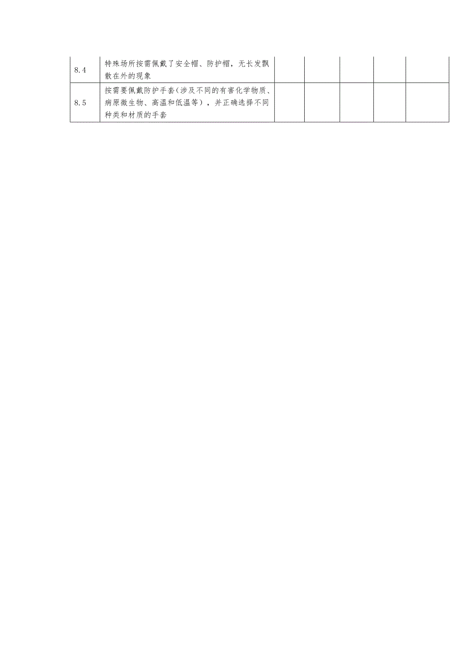 附录实验室安全检查表_第4页