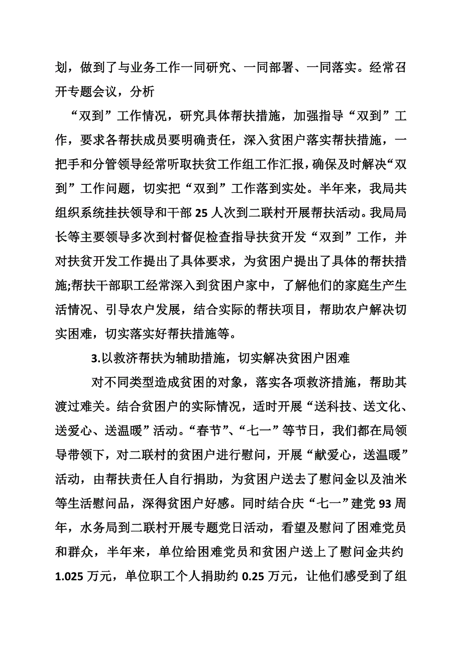 精准扶贫半工作总结_第2页