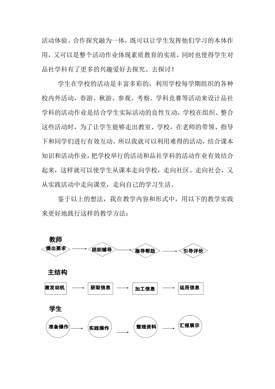 小学品社活动作业的设计与运用_第2页