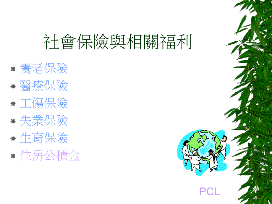 社会保险与相关福利_第1页