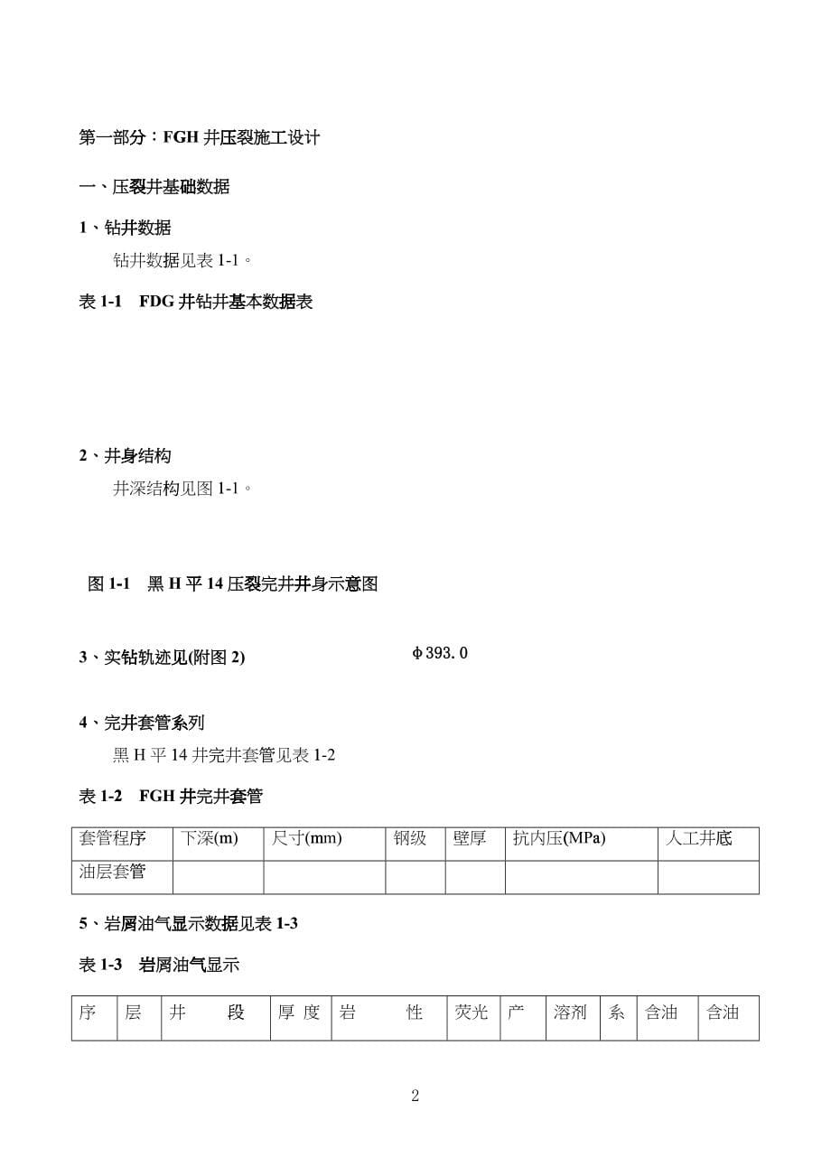 水平井分段压裂工艺设计模版(_第5页