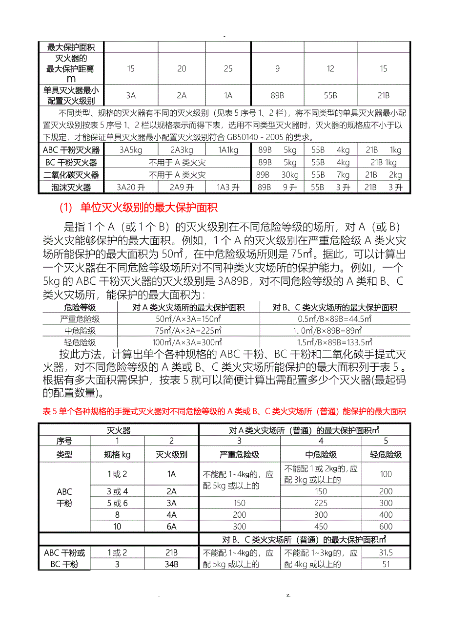 灭火器配置计算方法_第3页