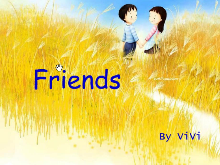 小学英语第3课My-friends-PPT课件_第2页