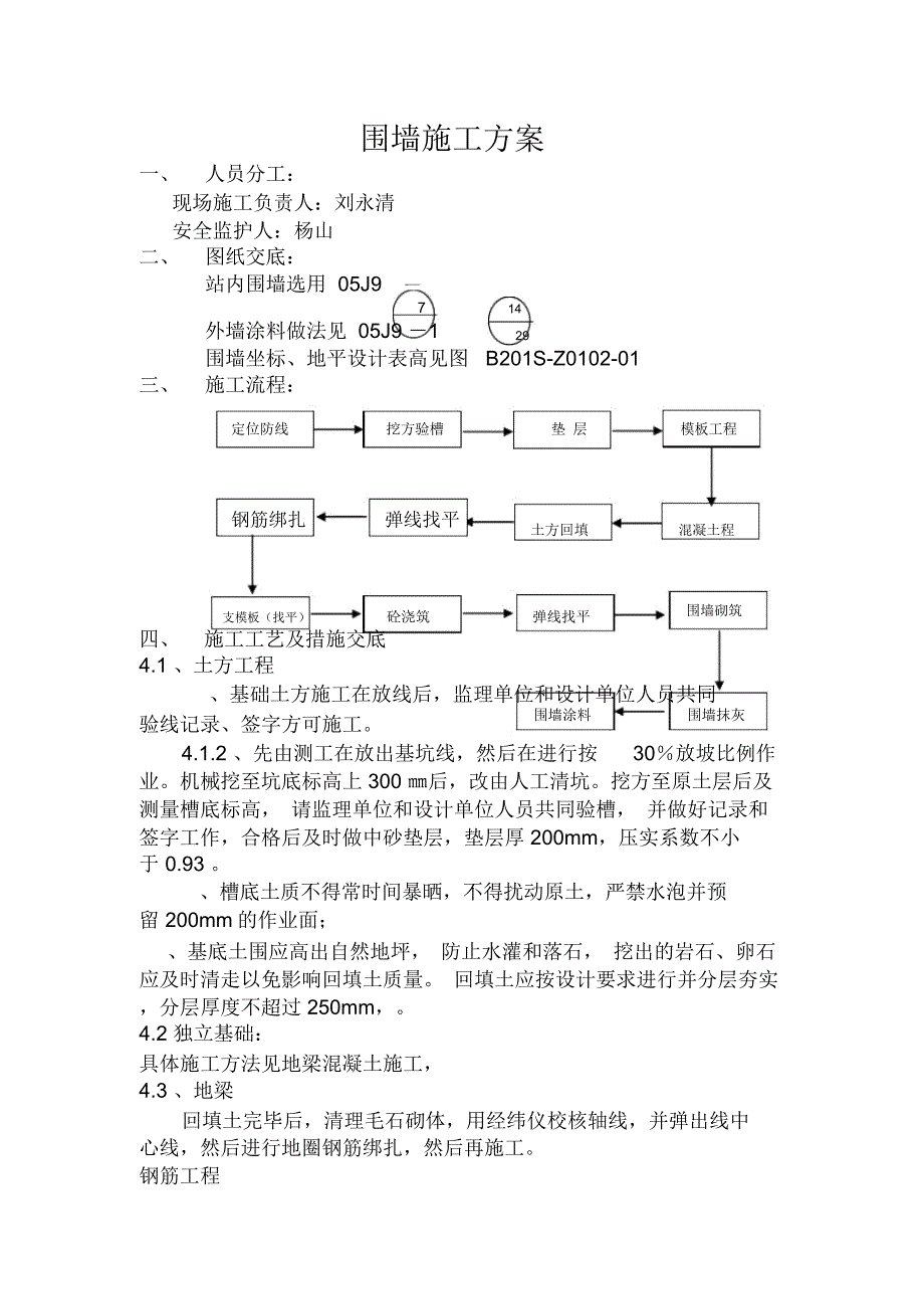 围墙施工方案_第1页